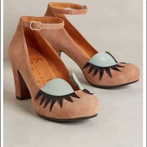 Chie Mihara Geraldine Ankle Strap Pumps, Sz 40